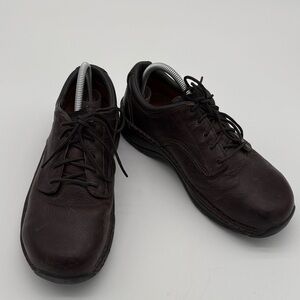 Red Wing Dark Brown Steel Toe Lace Up Oxford Work Shoes Men Size 8.5 BLEMISH